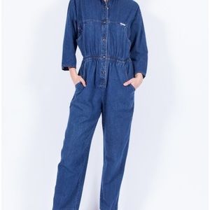 Vintage 80s Denim Jumpsuit